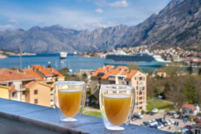The view of Kotor - Sea & Old town view